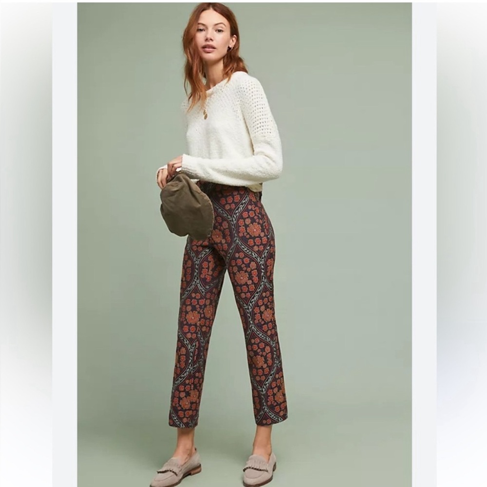 Anthropologie The Essential Slim Trouser Size 6